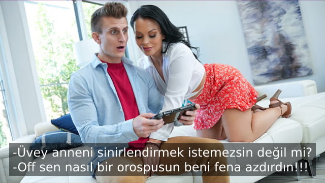 Deneyimli Bir Yarağa İhtiyaç Duyan Çıtır Üvey Babadan Yardım Aldı