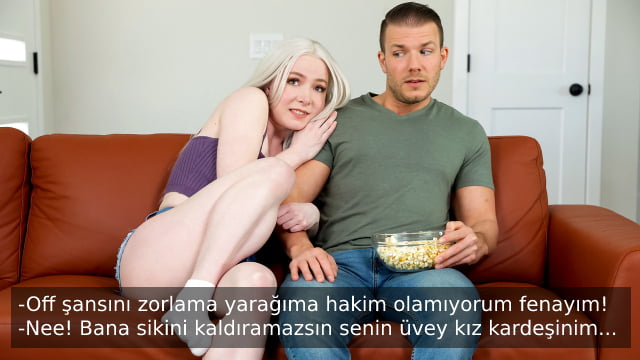 Sapık Üvey Baba Lezbiyen Kız Kardeşleri İş Üstünde Yakalıyor