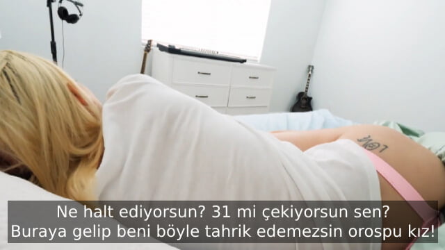 Ateşli Fahişe Yeni Tanıştığı Adamı Ayartıp Tadına Baktırıyor