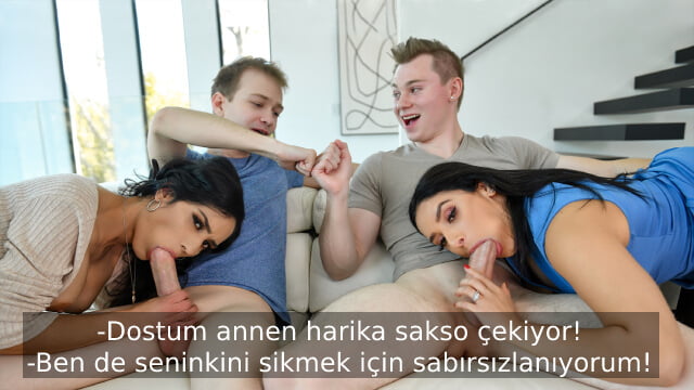 Sapık Ergen Üvey Annesinin Aklına Girip Sert Sikiyor