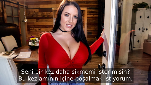 Üvey Oğluna İfşa Videolarını Atarak Yatak Odasına Davet Eden Sapık Fahişe